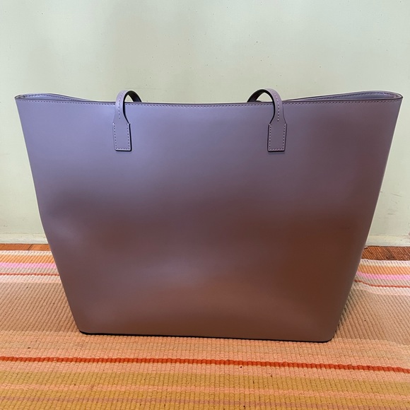 Kate Spade large grey leather tote - Picture 2 of 6